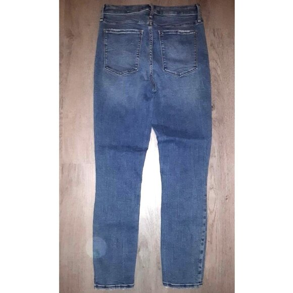 Abercrombie & Fitch Curve Love The Super Skinny Ankle High Rise Jeans Size 28 6R - Picture 5 of 7